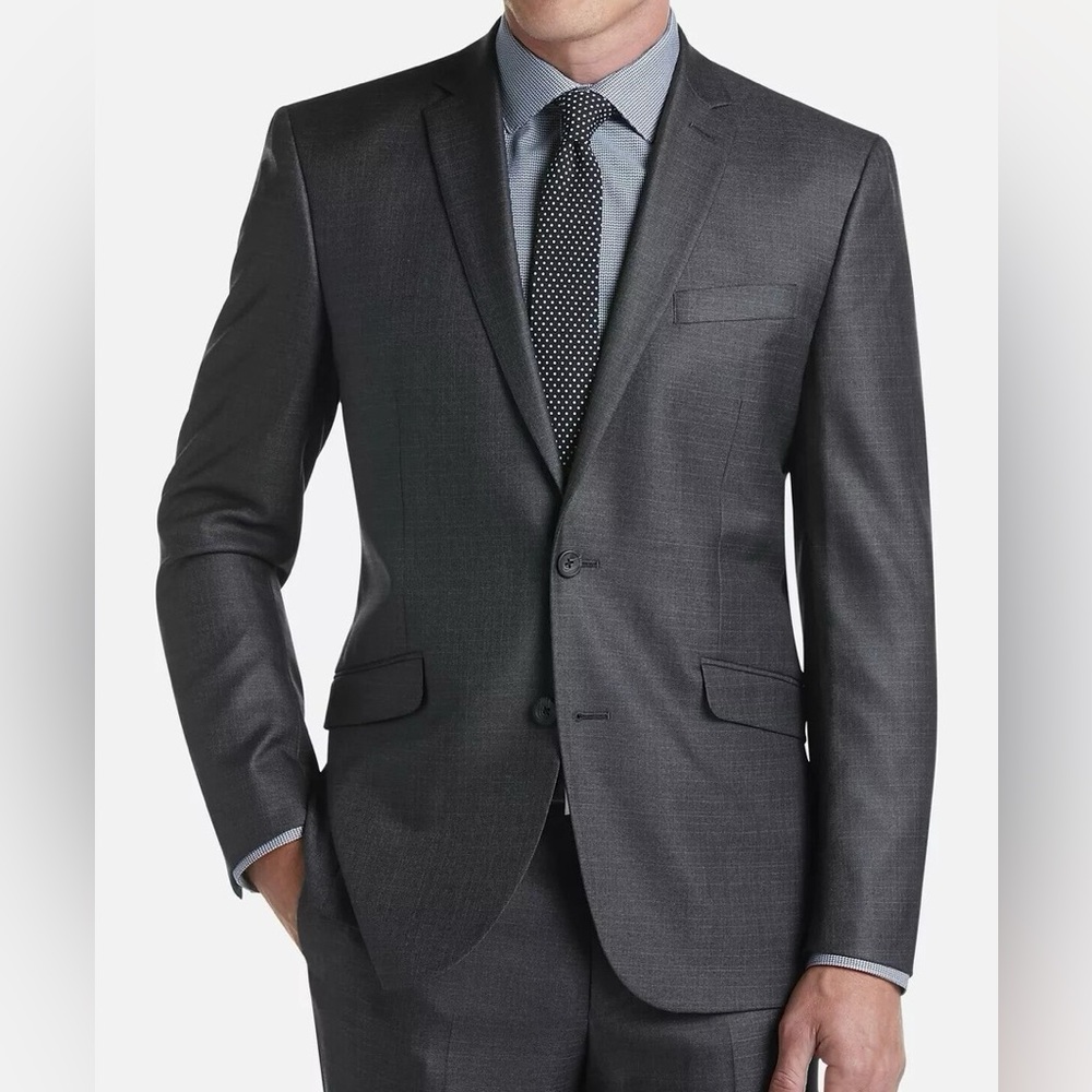 Reaction Kenneth Cole Gray Suit Jacket